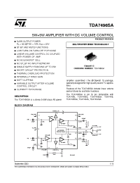Datasheet TDA7496S manufacturer STMicroelectronics